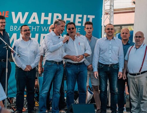 Wahlkampfauftakt zur Bundestagswahl in Erfurt am 14.08.2021