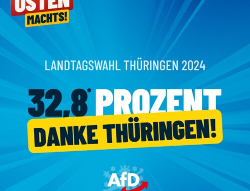 Wir sind Wahlsieger! DANKE Thüringen!