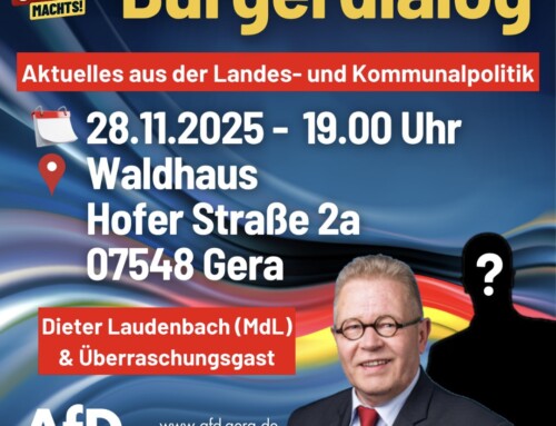Zusammenfassung zum AfD-Bürgerdialog in Gera, 28.11.2025