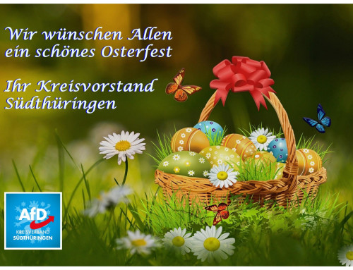 Ostergrüße des Kreisvorstandes Südthüringen
